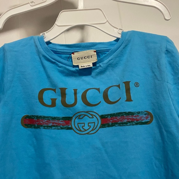 Gucci Other - Gucci Unisex Blue T-Shirt Size 6